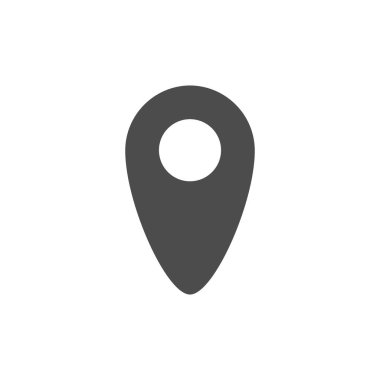 Konum pin simgesi ve GPS sembolü