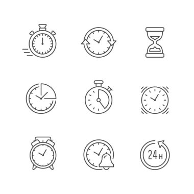 Zamanın çizgi simgelerini ayarla