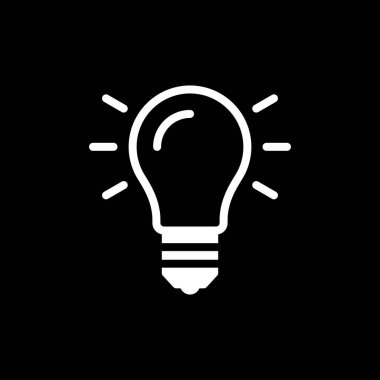 Ampul ve fikir simgesi