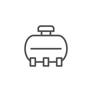 Polietilen foseptik tank hattı ana hatları simgesi