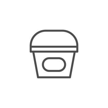 Plastik depolama kutusu satır ana simgesi