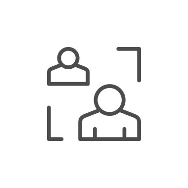 Delege satırı ana hatları simgesi ve yönetim imzası