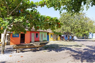 Paraty şehrinin gündüz çekimi, Rio de Janeiro, Brezilya