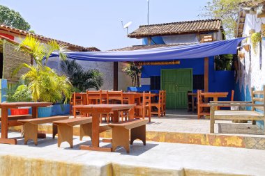 Bahia eyaletindeki Caraiva şehri - Brezilya