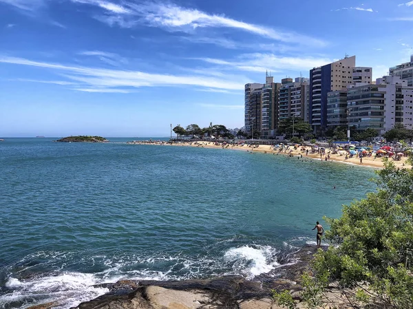 Plaj beldesi Vila Velha, Espirito Eyaleti Santo - Brezilya.  