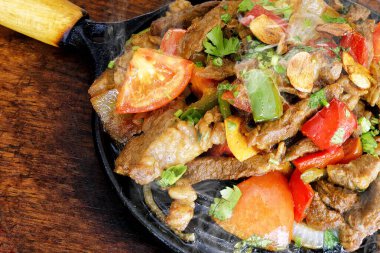 Balık kızartması. Yakın çekim.