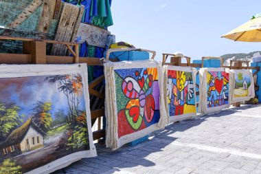 Rio Grande do Norte 'nin eyalet başkentinde sanat pazarı Brezilya