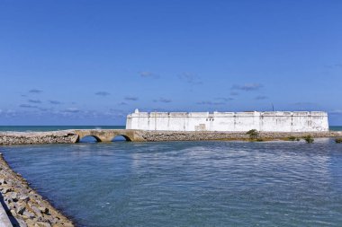 Rio Grande do Norte 'nin eyalet başkenti Reis Magos Kalesi - Brezilya