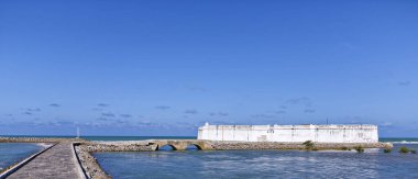 Rio Grande do Norte 'nin eyalet başkenti Reis Magos Kalesi - Brezilya