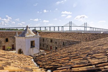 Rio Grande do Norte 'nin eyalet başkenti Reis Magos Kalesi - Brezilya