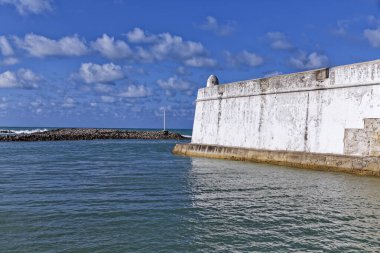 Rio Grande do Norte 'nin eyalet başkenti Reis Magos Kalesi - Brezilya