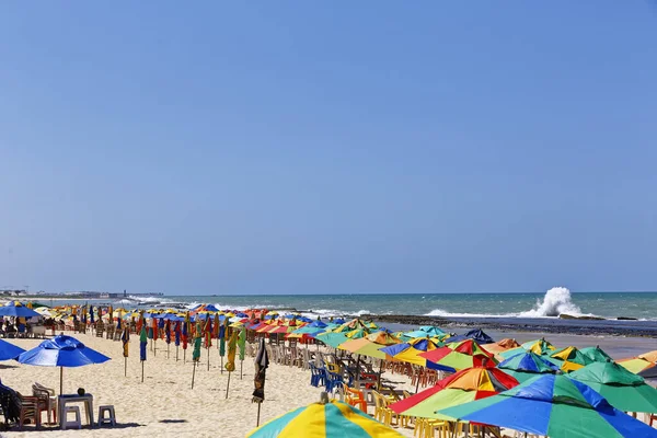 People Having Rest Costa Beach Vila Velha State Espirito Santo — Stock Photo, Image
