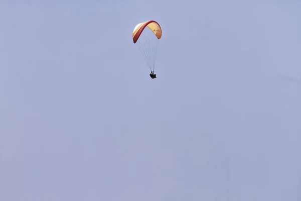 Paraplane Vuelo Sobre Costa Del Mar Capital Del Estado Rio — Foto de Stock