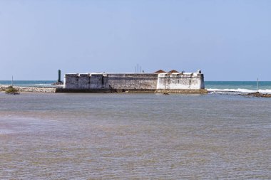 Rio Grande do Norte 'nin eyalet başkenti Reis Magos Kalesi - Brezilya