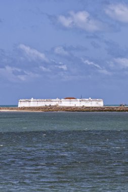 Rio Grande do Norte 'nin eyalet başkenti Reis Magos Kalesi - Brezilya