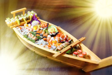 Lezzetli Japon dürümleri.