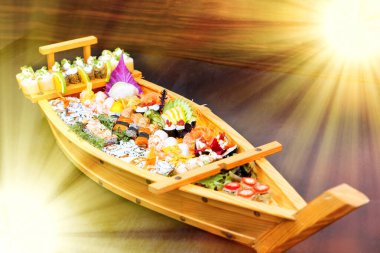 Lezzetli Japon dürümleri.