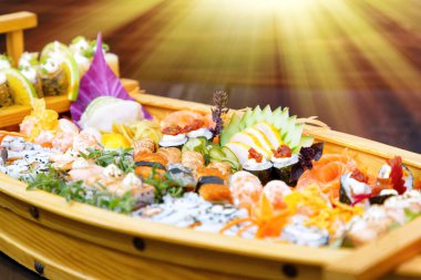 Lezzetli Japon dürümleri.