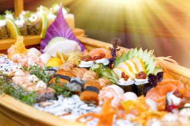 Lezzetli Japon dürümleri.