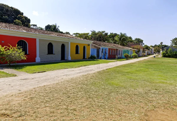 Bunte Gebäude Der Mossor Stadt Rio Grande Norte Brasilien — Stockfoto