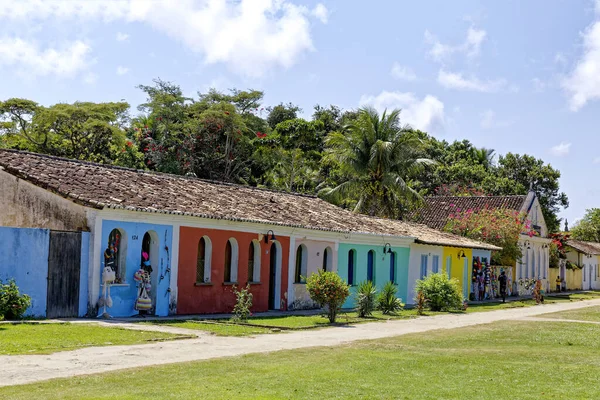 Vícebarevné Budovy Města Mossor Rio Grande Norte Brazílie — Stock fotografie