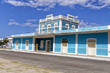 Mossor şehrinin renkli binaları, Rio Grande do Norte, Brezilya