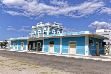 Mossor şehrinin renkli binaları, Rio Grande do Norte, Brezilya