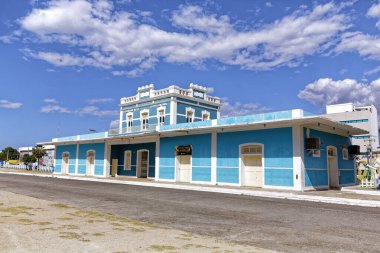 Mossor şehrinin renkli binaları, Rio Grande do Norte, Brezilya