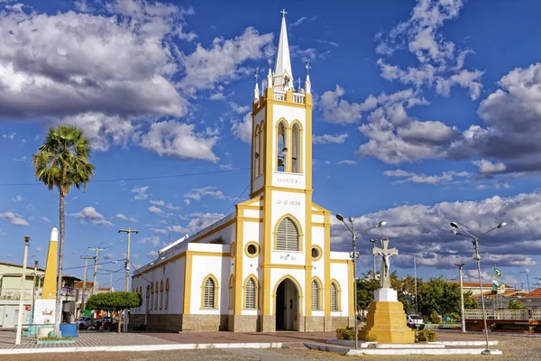 Εκκλησία Στην Πόλη Mossor Πολιτεία Rio Grande Norte Βραζιλία — Φωτογραφία Αρχείου