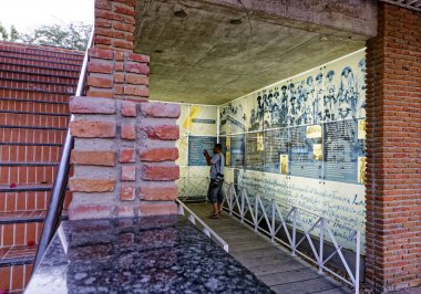 Mossor / Rio Grande do Norte / Brezilya - 05 Ekim 2019: Cangaceiro Lampio Anıtı.