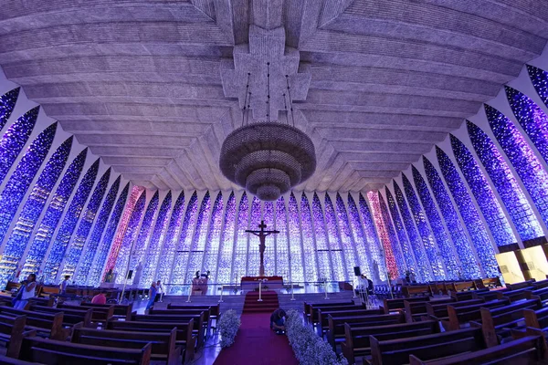 Brasilia, Brezilya - 27 Ağustos 2018: Dom Bosco Sığınak İçişleri - Brasilia, Distrito, Dom Bosco Sığınağı 