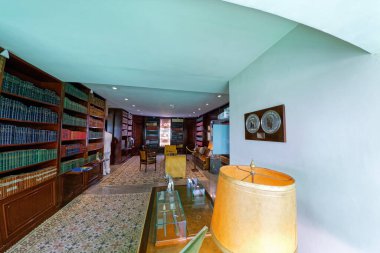 Brasilia, Federal District, Brazil - January 25, 2020: Interior of the JK Memorial, Juscelino Kubitschek