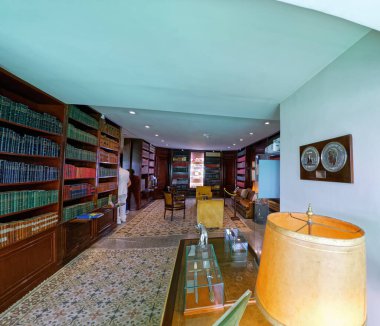 Brasilia, Federal District, Brazil - January 25, 2020: Interior of the JK Memorial, Juscelino Kubitschek