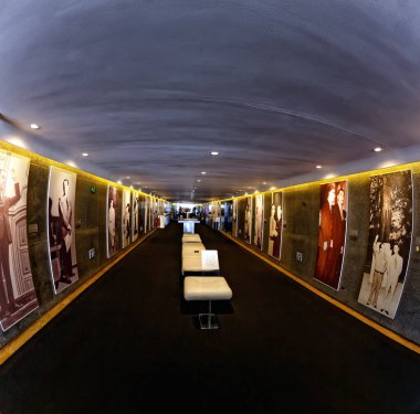 Brasilia, Federal District, Brazil - January 25, 2020: Interior of the JK Memorial, Juscelino Kubitschek