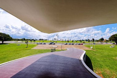 Brasilia, Federal District, Brazil - January 25, 2020: Memorial of the Indigenous People
