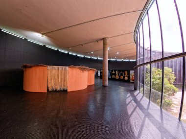 Brasilia, Federal District, Brazil - January 25, 2020: Memorial of the Indigenous People