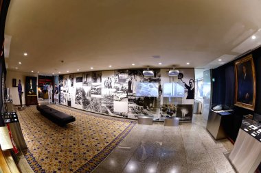 Brasilia, Federal District, Brazil - January 25, 2020: Interior of the JK Memorial, Juscelino Kubitschek