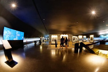 Brasilia, Federal District, Brazil - January 25, 2020: Interior of the JK Memorial, Juscelino Kubitschek