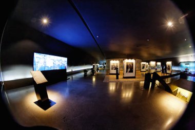 Brasilia, Federal District, Brazil - January 25, 2020: Interior of the JK Memorial, Juscelino Kubitschek