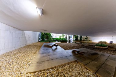 Brasilia, Federal District, Brazil - January 25, 2020: Three Powers Square, Itamaraty Palace, Ministry of Foreign Affairs.