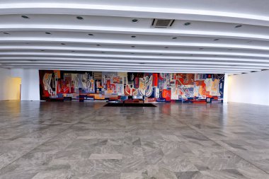 Brasilia, Federal District, Brazil - January 25, 2020: Three Powers Square, Itamaraty Palace, Ministry of Foreign Affairs.