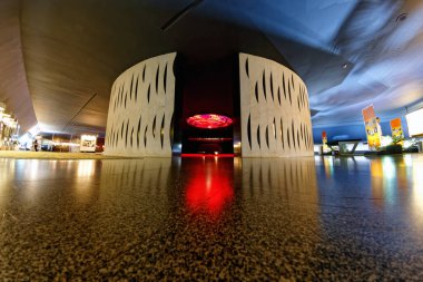 Brasilia, Federal District, Brazil - January 25, 2020: Interior of the JK Memorial, Juscelino Kubitschek