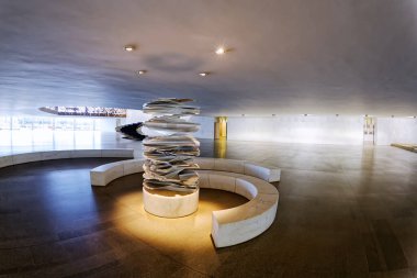 Brasilia, Federal District, Brazil - January 25, 2020: Three Powers Square, Itamaraty Palace, Ministry of Foreign Affairs.