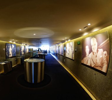 Brasilia, Federal District, Brazil - January 25, 2020: Interior of the JK Memorial, Juscelino Kubitschek