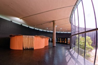 Brasilia, Federal District, Brazil - January 25, 2020: Memorial of the Indigenous People