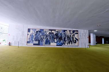 Brasilia, Federal District, Brazil - January 25, 2020: Interior of the National Congress