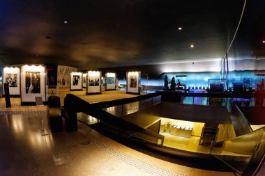 Brasilia, Federal District, Brazil - January 25, 2020: Interior of the JK Memorial, Juscelino Kubitschek