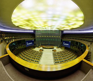 Brasilia, Federal District, Brazil - January 25, 2020: Chamber of Deputies