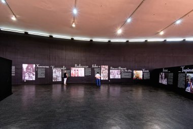 Brasilia, Federal District, Brazil - January 25, 2020: Memorial of the Indigenous People