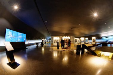 Brasilia, Federal District, Brazil - January 25, 2020: Interior of the JK Memorial, Juscelino Kubitschek